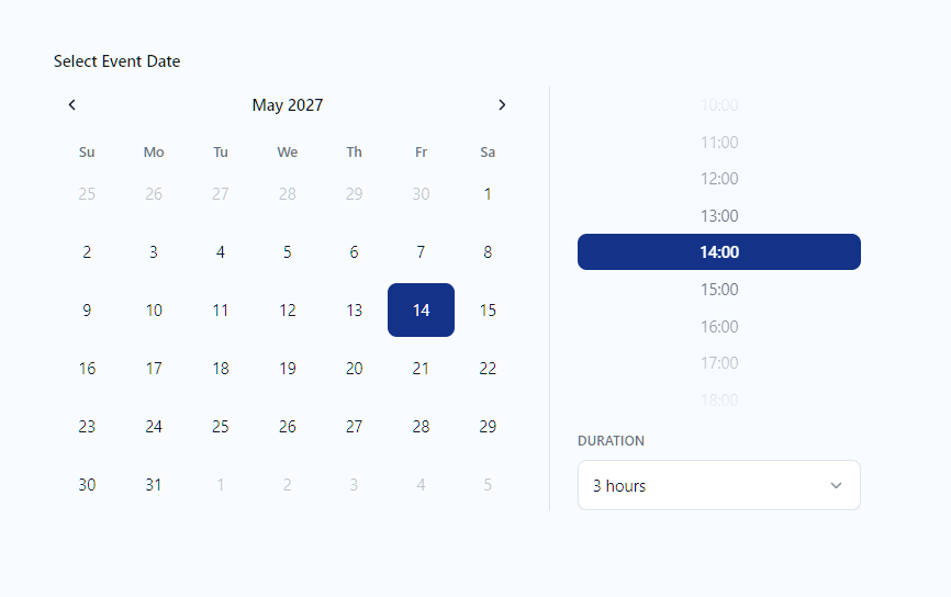 Appointment Booking preview